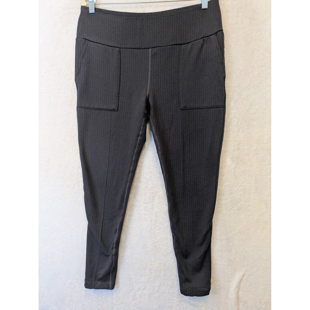 Mondetta‎ Women's Size XL Gray Herringbone Fleece Lined Leggings Pants High Rise